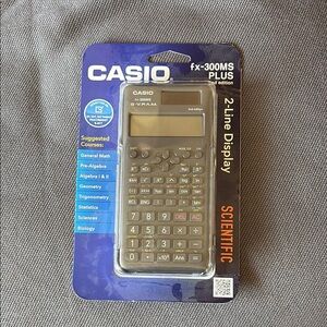 Casio FX-300MS Plus Scientific Calculator - Black and Gray